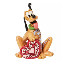 Pluto Heart Mini Figurine