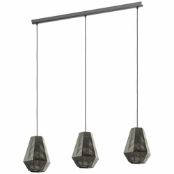 EGLO Viseća lampa CHIAVICA 3xE27 965 mm crni nikl 43224