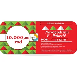 Novogodišnji E-Paketić Vaučer - 10000 din