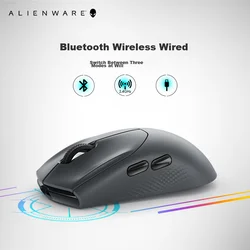Alienware Bežični gaming miš, Bluetooth, USB, Crni