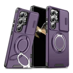 Teracell Maska za Samsung Galaxy S26 Ultra S948B CamShield Ring Stand, Ljubičasta