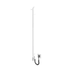 Kupaonski radijator RAY 25W/230V 110x30 cm IP44 inox/bela
