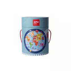 Apli Kružne puzzle - Mapa sveta