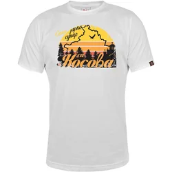 011Shop Muška majica kratkih rukava Sini jarko sunce sa Kosova, Bela