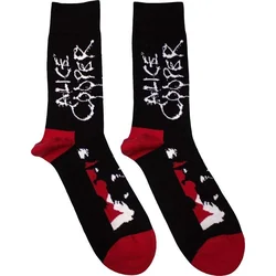 Alice Cooper Nogavice Face Black 40-45