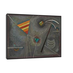 Canvas Slika na platnu Weissgebunden, Wassily Kandinsky, Sa ramom, 40 x 30 cm, Crni