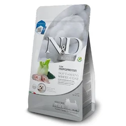 N&D White Dog sea bass, spirulina & fenel Mini 5kg
