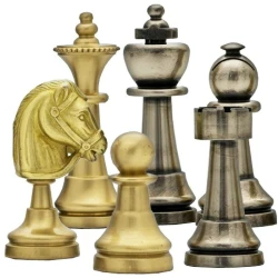 Medium Staunton Solid Brass 2.8