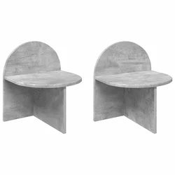 Noćni ormarić 2 pcs Betonska siva 40 x 35,5 x 45,5 cm