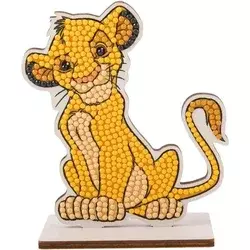 CRYSTAL ART Diamantna slika Levji kralj: Simba