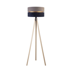 Duolla - Stojeća lampa DUO 1xE27/60W/230V prečnik 44 cm siva/plava/bež