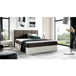 Boxspring postelja Wood 2 - 120x200 cm - nordijski tik