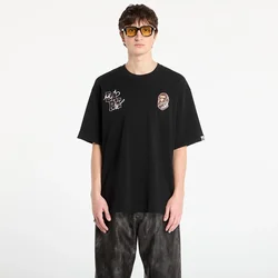 Majice BAPE x FOOTSHOP - Scribble Logo Tee Black XXL