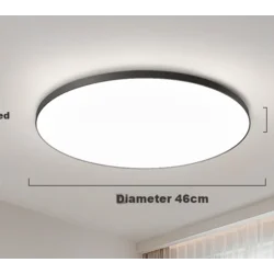 Micoe Plafonska lampa LED, 36 W, Crna