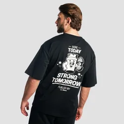 GymBeam Shaker Boxy T-shirt Black
