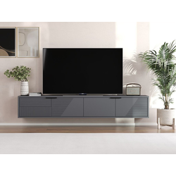 Hanah Home TV Komoda Parla, 180x30x30 cm, Antracit