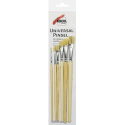 Kreul Universal Bristle Komplet ploščatih čopičev 6 kos.