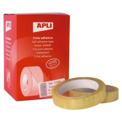 APLI 19 mmx66 m Prozoren lepilni trak