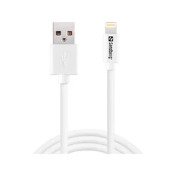 Sandberg USB>Lightning MFI 1m Bela