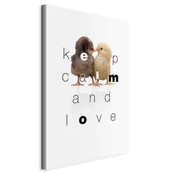 artgeist Slika Na Platnu Keep Calm And Love