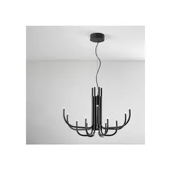 Ondaluce - LED prigušiva luster na sajli NOUVEAU LED/35W/230V pr. 78 cm crna