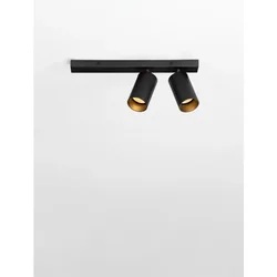 ZELOS STROPNI REFLEKTOR 2X10W GU10 IP20 CRNA