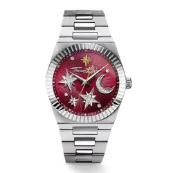 Thomas Sabo WA0466 Damenuhr Mond und Sterne 39mm 10ATM