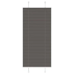 Plisirana roleta crna 65x100 cm širina tkanine 64,4 cm