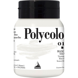 Maimeri Vynil Polycolor Akrilna barva Titanium White 018 500 ml 1 kos