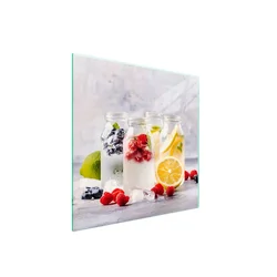 shumee Steklena zaščitna plošča za štedilnik 50x52 Fruit