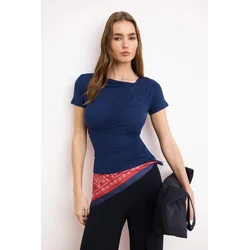 Trendyol Milla Ženska bluza, Tamnoplava