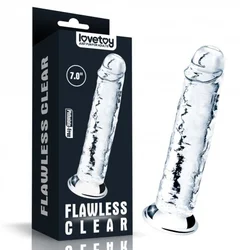 Flawless clear didlo 7inch