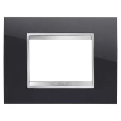 Gewiss Chorus, LUX dekorativna maska 3M, crna sjaj ( Gw16203tn )