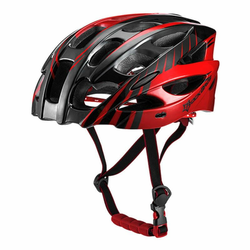 slomart nastavljiva kolesarska čelada + očala rockbros wt027-s (rdeča)