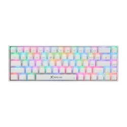 XTRIKE Bežična tastatura GK993W, Mehanička, Bela