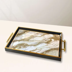 Aberto Design Poslužavnik TPA10048 50 x 29 x 3.5 cm, Šareni