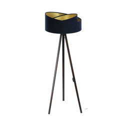Podna lampa GALAXY 1xE27/60W/230V plava/wenge
