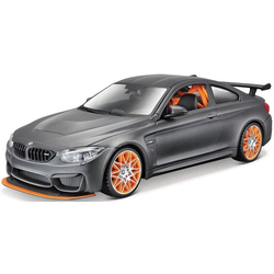 Maisto - BMW M4 GTS, matné kovovo šedé, assembly line, 1:24
