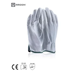 Rukavice B-FNS Basic line vel. 10/XL kožne svetlo sive Ardon
