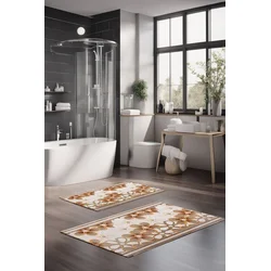 Lessentiel Maison Set prostirki za kupatilo CT-5349, 2 Komada, Smeđa