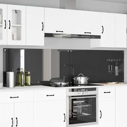 Kuhinjski zid 2 pcs Tamno siva 120 x 60 cm