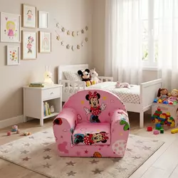 Dečija foteljica na razvlačenje Minnie roze