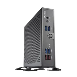 Shuttle XPC slim Barebone DS50U, fanless, Intel Celeron 7305