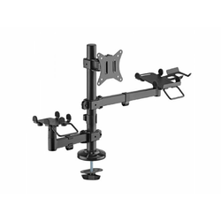 SBOX namizni nosilec za monitor printer pos črn PTM-02S