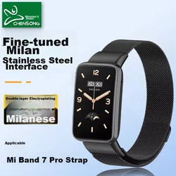 Chensong Zamenska narukvica za pametne satove za Xiaomi Smart Band 8, Crna