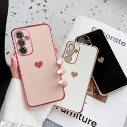 Maska za Samsung A16 5G/ A166B Heart Frame roze