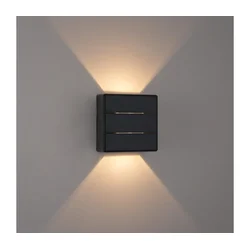 Immax 08520L - LED spoljašnje zidno svetlo LUXLINE 6W/230V 3000K IP54 crna
