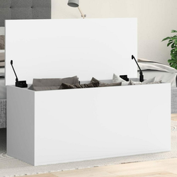 Kutija za pohranu bijela 100x42x46 cm od konstruiranog drva