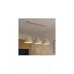 Brilagi - Luster na sajli 3xE27/60W/230V bež/zlatna