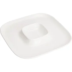 SIAKI Porcelanasti servirni krožnik 26 x 26 cm